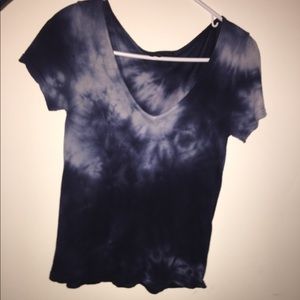 Brandy Melville tie dye V neck T-Shirt